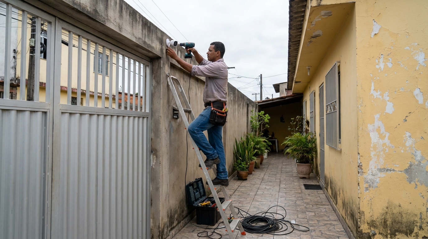 Instalacao de cameras de seguranca profissional em Aracaju‑SE