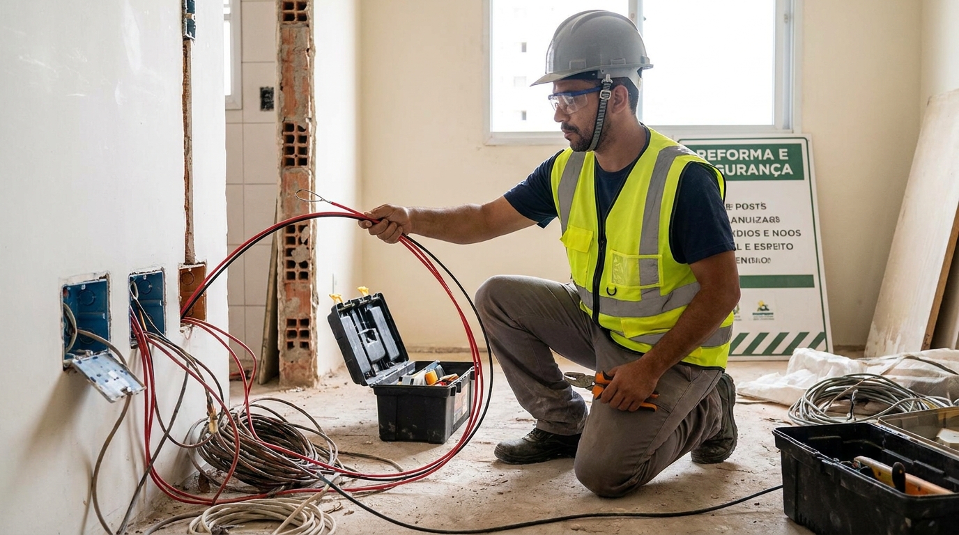 Troca de fiacao eletrica em Aracaju‑SE