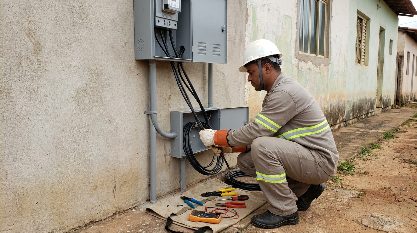 Troca de padrao de energia em Aracaju‑SE